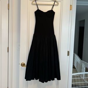 Nicholas coton poplin midi dress size US 2